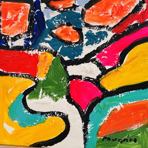 Paysage enchanté 25 van Daniel PAUGAM, Schilderij te koop op Singulart