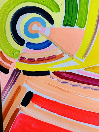 Géométrique trique van Daniel PAUGAM, Schilderij te koop op Singulart