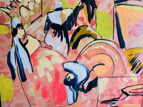 La femme enceinte di Daniel PAUGAM, Pittura in vendita su Singulart