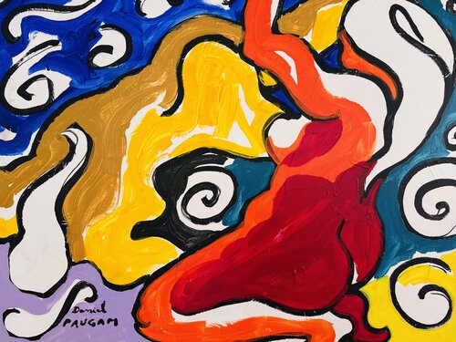 Les 2 baigneuses heureuses Daniel PAUGAM