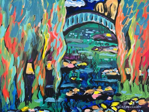 Les saules rouges von Daniel PAUGAM, Malerei kaufen auf Singulart