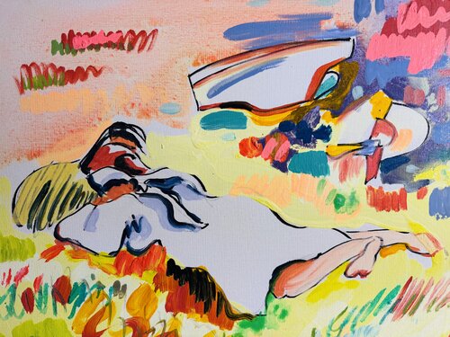 La petite sieste von Daniel PAUGAM, Malerei kaufen auf Singulart