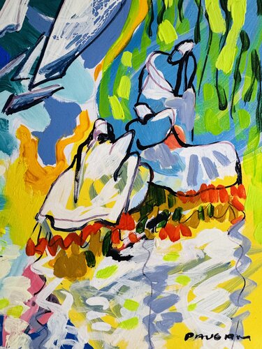 Le passage de la pointe par Daniel PAUGAM, Peinture en vente sur Singulart