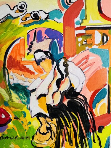 La cueillette des mûres de Daniel PAUGAM, Pintura a la venta en Singulart