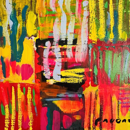 Les reflets ordonnés par Daniel PAUGAM, Peinture en vente sur Singulart