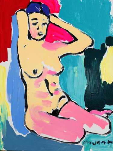 Nu sage von Daniel PAUGAM, Malerei kaufen auf Singulart