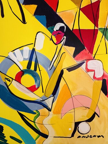 Le grand poisson par Daniel PAUGAM, Peinture en vente sur Singulart