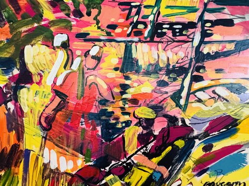 Pêcheur ayant péché van Daniel PAUGAM, Schilderij te koop op Singulart
