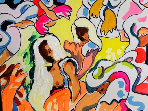 L’amazone van Daniel PAUGAM, Schilderij te koop op Singulart