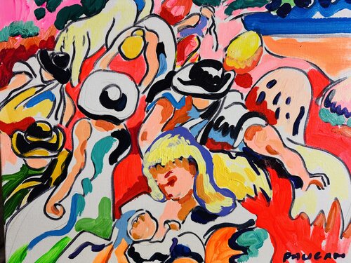 Bébé au champ van Daniel PAUGAM, Schilderij te koop op Singulart