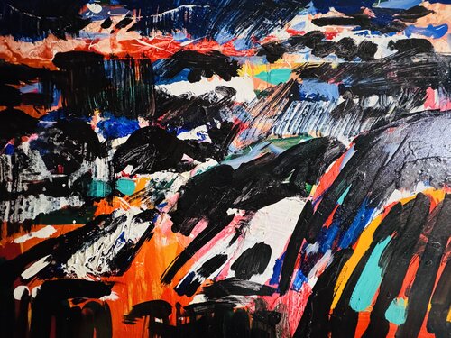 Grosse mer par Daniel PAUGAM, Peinture en vente sur Singulart