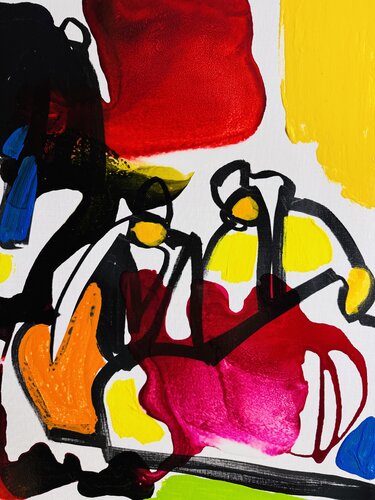 Chuchotement écrit par Daniel PAUGAM, Peinture en vente sur Singulart