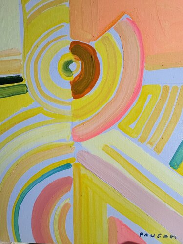 L’homme jaune de Daniel PAUGAM, Pintura a la venta en Singulart