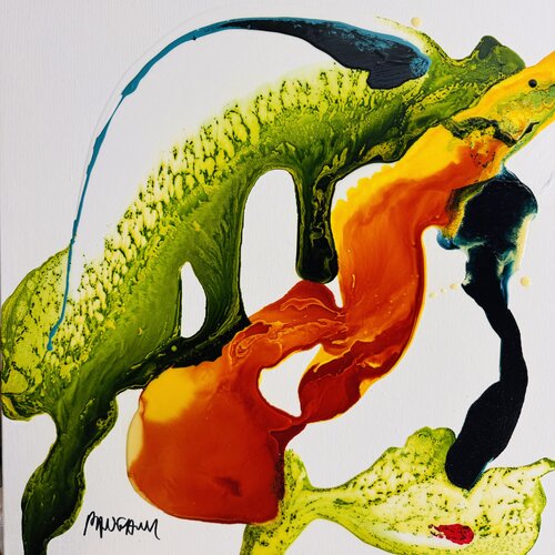 La tortue et la baleine par Daniel PAUGAM, Peinture en vente sur Singulart