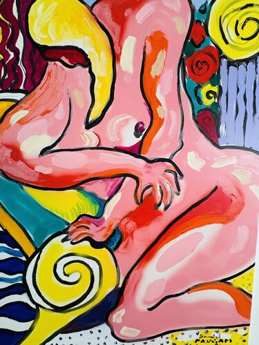 Nu à la chaise longue di Daniel PAUGAM, Pittura in vendita su Singulart