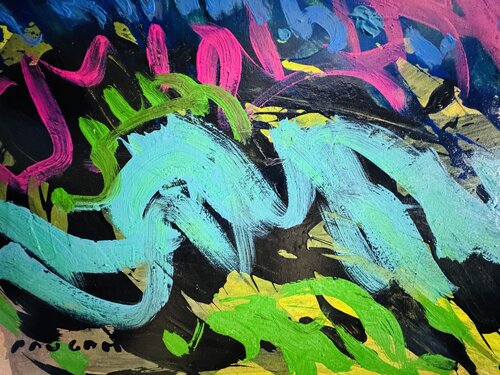 Le vent dans les arbres von Daniel PAUGAM, Malerei kaufen auf Singulart