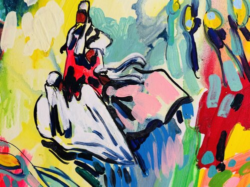 Les futures parisiennes van Daniel PAUGAM, Schilderij te koop op Singulart