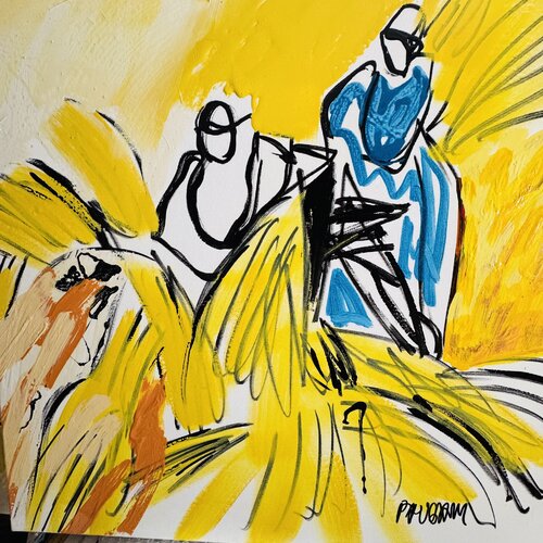 Les fagotteuses par Daniel PAUGAM, Peinture en vente sur Singulart