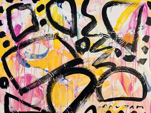 L’oiseau et le clown van Daniel PAUGAM, Schilderij te koop op Singulart