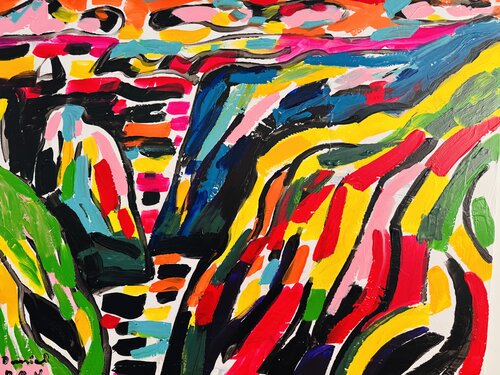 Les roches indomptables No 9 par Daniel PAUGAM, Peinture en vente sur Singulart