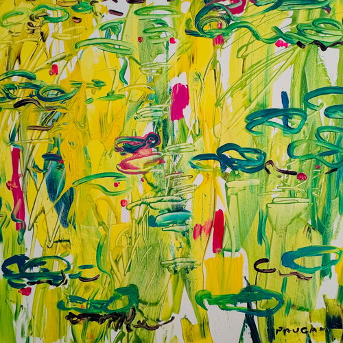 The yellow pond von Daniel PAUGAM, Malerei kaufen auf Singulart