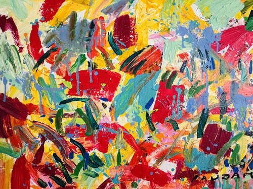 Quand tout sera multicolore van Daniel PAUGAM, Schilderij te koop op Singulart