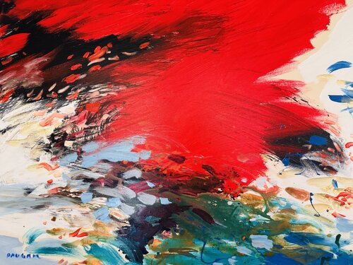 Côte rouge van Daniel PAUGAM, Schilderij te koop op Singulart