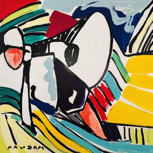 L’une contre l’autre van Daniel PAUGAM, Schilderij te koop op Singulart