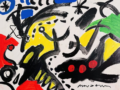 Les 3 yeux di Daniel PAUGAM, Pittura in vendita su Singulart
