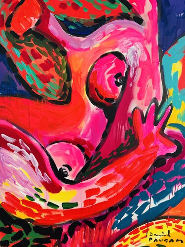 Nu bras croisés van Daniel PAUGAM, Schilderij te koop op Singulart