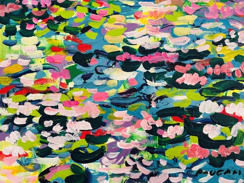 Eau miroitante 1/2 de Daniel PAUGAM, Pintura a la venta en Singulart