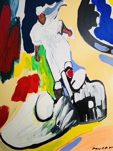 Juste au milieu di Daniel PAUGAM, Pittura in vendita su Singulart