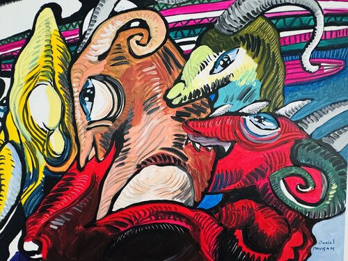 La chevauchée fantastique de Daniel PAUGAM, Pintura a la venta en Singulart