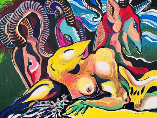 Ange se transformant von Daniel PAUGAM, Malerei kaufen auf Singulart