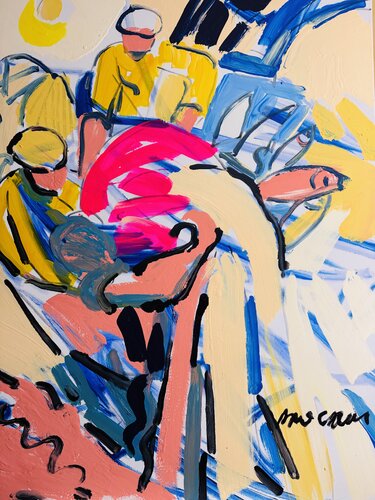 Le thonier di Daniel PAUGAM, Pittura in vendita su Singulart