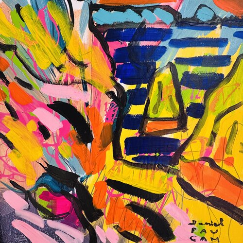 Les roches indomptables No 23 par Daniel PAUGAM, Peinture en vente sur Singulart