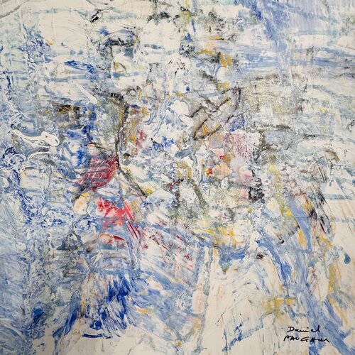 Soleil bleu van Daniel PAUGAM, Schilderij te koop op Singulart