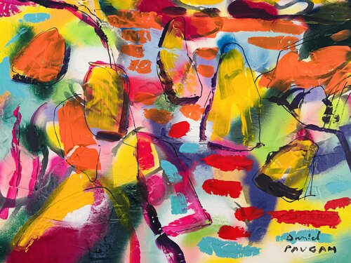 Les roches indomptables No 7 par Daniel PAUGAM, Peinture en vente sur Singulart