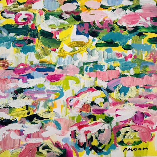 Les nymphéas à Léa par Daniel PAUGAM, Peinture en vente sur Singulart