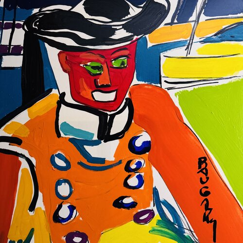 Le Breton est heureux par Daniel PAUGAM, Peinture en vente sur Singulart