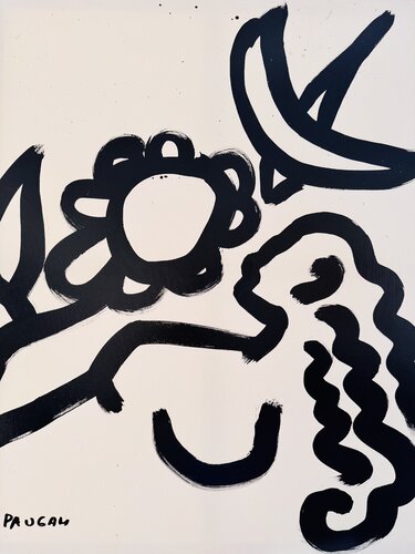 La femme et l’oiseau van Daniel PAUGAM, Schilderij te koop op Singulart