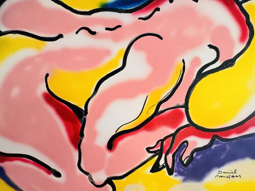 Nu endormi tard by Daniel PAUGAM, Painting for Sale on Singulart