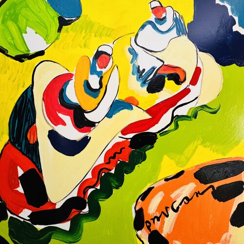 Le jupon rouge par Daniel PAUGAM, Peinture en vente sur Singulart