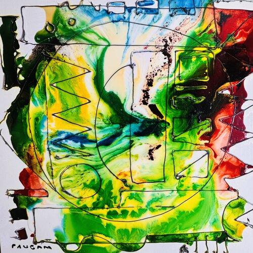 Le rubis vert par Daniel PAUGAM, Peinture en vente sur Singulart