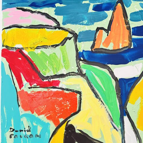 Les roches indomptables No 31 par Daniel PAUGAM, Peinture en vente sur Singulart