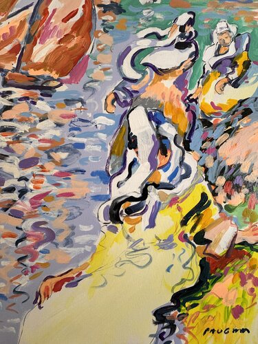 Le retour du thonier von Daniel PAUGAM, Malerei kaufen auf Singulart