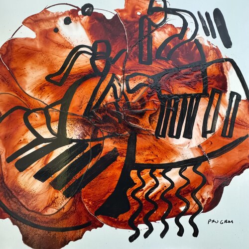 Fleur juvénile par Daniel PAUGAM, Peinture en vente sur Singulart
