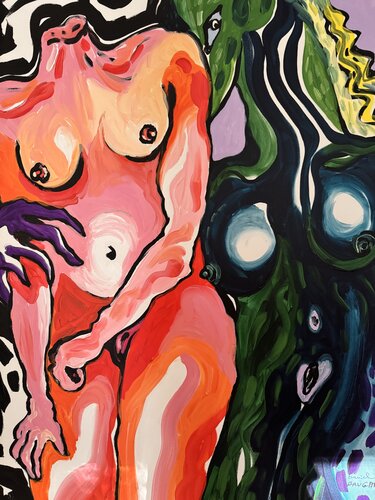 L’amante inconsciente by Daniel PAUGAM, 회화 for Sale on Singulart