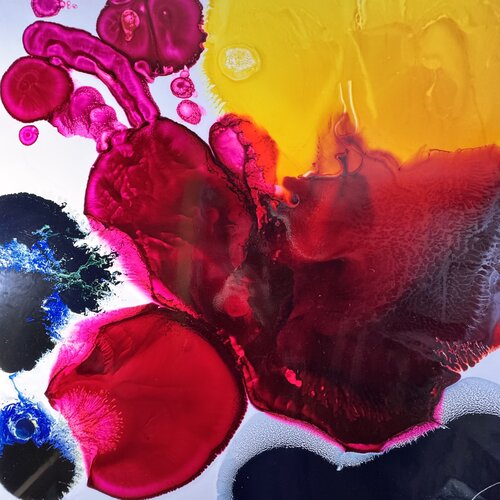 Les étamines libres von Daniel PAUGAM, Malerei kaufen auf Singulart