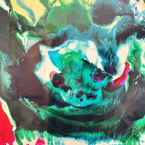 Les abysses bleues van Daniel PAUGAM, Schilderij te koop op Singulart